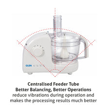 Food Processor Complete Kitchen Machine 700W b� 2 Jars, Citrus Juicer 3 SS Disc Blades -White (4052LX)
