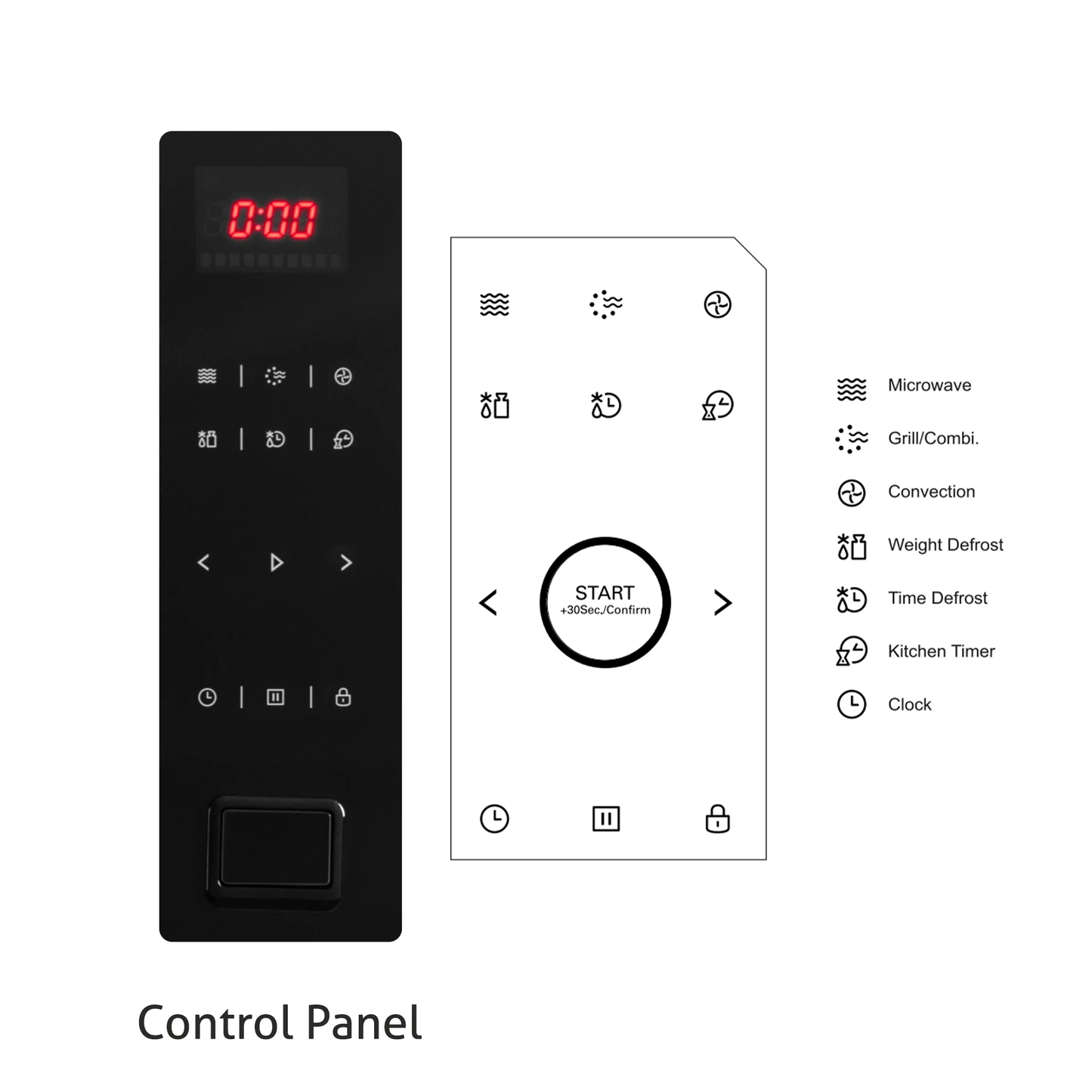 Built-In-Microwave Convection with Touch Control Capacity 34 Ltr (MO-679)