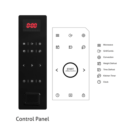 Built-In-Microwave Convection with Touch Control Capacity 34 Ltr (MO-679)