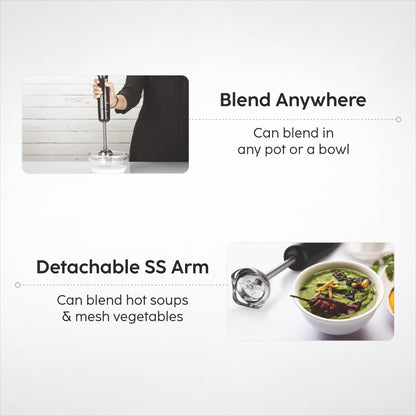Electric Turbo Hand Blender Chopper 350W - (SA4063HBCH)