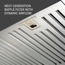 Electric Kitchen Chimney, Pyramid Shape Baffle filters 90cm 1250 m3/h - Black (6054 BL)