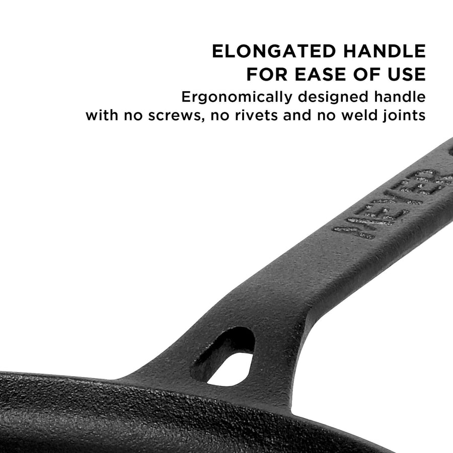 Meyer 2pcs Set - 28cm Cast Iron Flat Tawa + Oil Sprayer