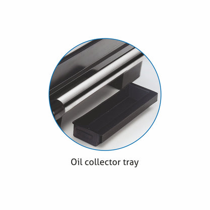 Press Grill with Non-stick Plates Oil Collector Tray 850W Power -(3029GRILL)