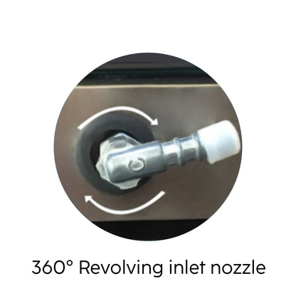 4 Burner  Glass Gas Stove 1 High Flame 3 Forged Brass Burners Auto Ignition 60 CM (1042 GT FB AI)