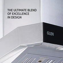Kitchen Chimney with Touch Sensor, Baffle Filter 60cm 1250 m3/h - Silver (6078 TS)