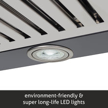 Kitchen Chimney Curved Glass, Push Buttons Baffle filter 60cm 1250 m3/h -Black (6071 DX BL)