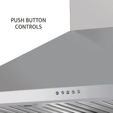 Wall Mounted Pyramid Kitchen Chimney 60cm 1250 m3/hr Suction Power - CH6064X6X1000BFLTW