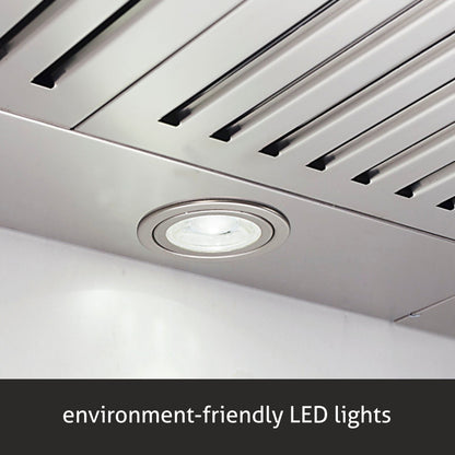 Straight Line Kitchen Chimney Touch Sensor Baffle filters 60cm 1000 m3/h -Silver (6001 SS TS)