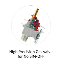 4 Burner Free Standing Glass Hob Forged Brass Burner Flame Failure Device Auto Ignition (1074 FS FB BW FFD AI)