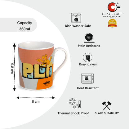 Claycraft Disney's Pluto Coffee & Milk Mug 1 Piece (360ml)