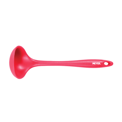 Meyer Silicone Round Ladle, Red