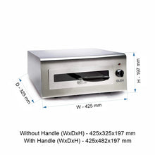 Electric Tandoor and Grill 1100W with Matt Finish Stainless Steel Body - Silver (5014)