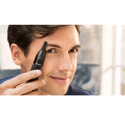 PHILIPS Series 3000 Nose, Ear and Eyebrows Trimmer | 60 min Runtime (NT3650/16)