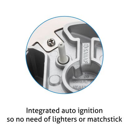 4 Burner Built-in Glass Gas Hob Triple Ring Burner Double Ring Forged Brass Burner Auto Ignition (1094 SQDBTR)