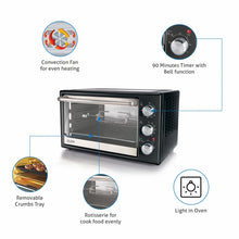 Oven Toaster Griller (OTG) -42 Litres,  Motorized Rotisserie, Convection Fan, 2000W - Black (5042BLRC)