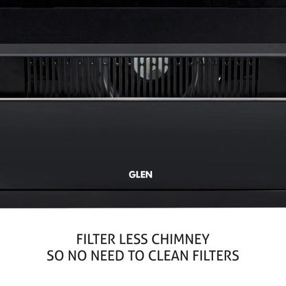Auto Clean Glass Filterless Chimney with Motion Sensor 1200 m3/h 60/75/90cm (6073SXAC)