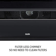 Auto Clean Glass Filterless Chimney with Motion Sensor 1200 m3/h 60/75/90cm (6073SXAC)