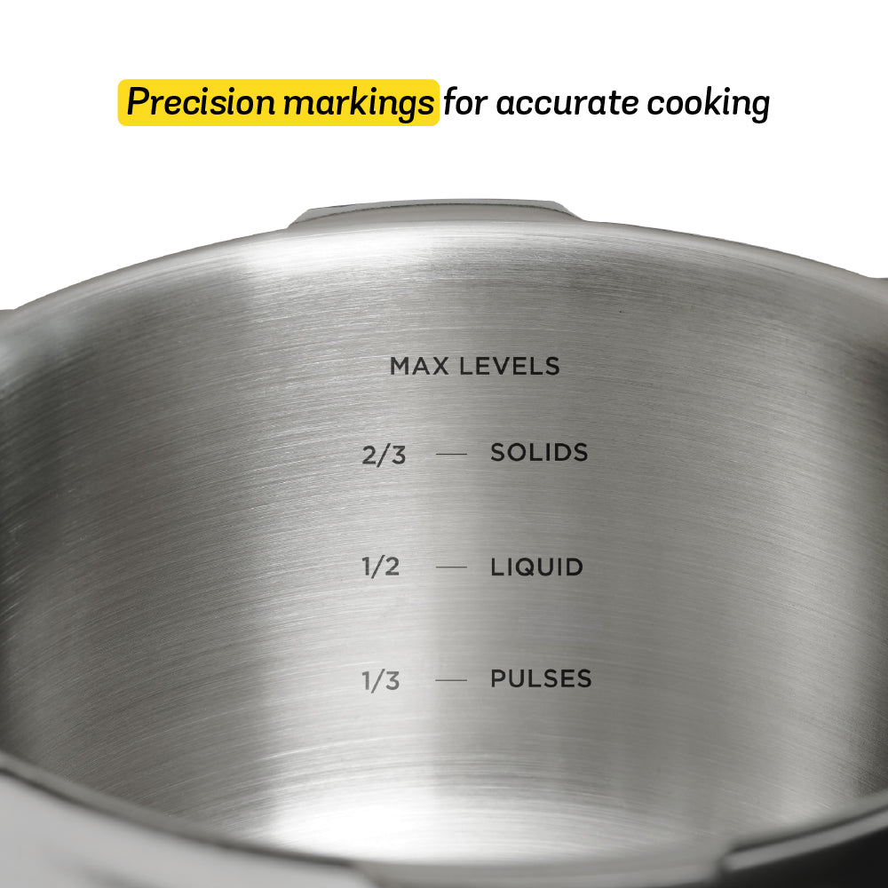 MEYER Presta set of 2 Tri-ply Pressure Cooker (2L, 3L)
