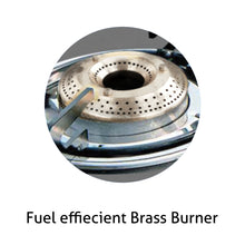 3 Burner Glass Gas Stove with High Flame Brass Burner Double Drip Tray (1032 GT HF BB DD BL) - Manual/Auto Ignition