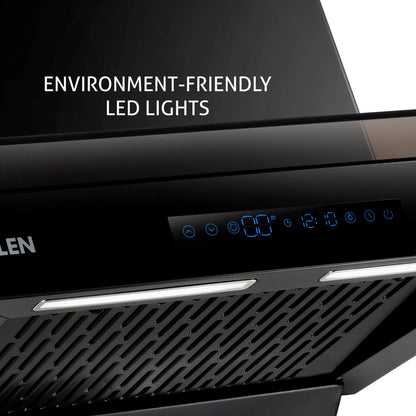 Auto Clean Glass Chimney with Inverter Technology, BLDC Motor 60/90cm 1400 m3/h (6062 BLDC AC )
