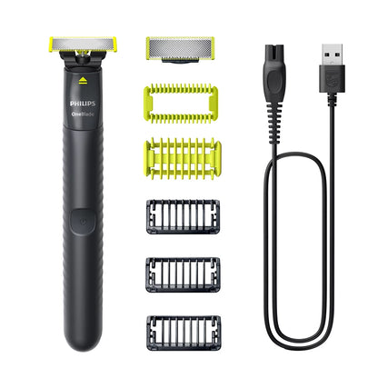 Philips One Blade trimmer for Face+Body Powerful rechargeable trimmer QP1624/10