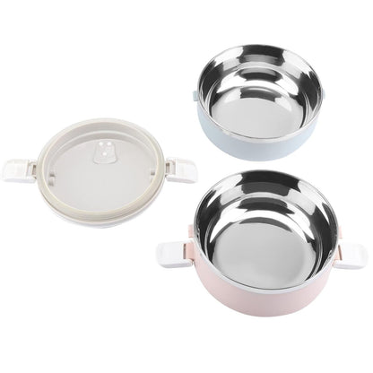 KAIROS Leak-Proof Thermotiffin Duo - 1.4L - Double-Decker Stainless Steel Lunch Box ( 17 x 15 x 13 cm) | Durable, Two-Layer Steel Tiffin for office and school