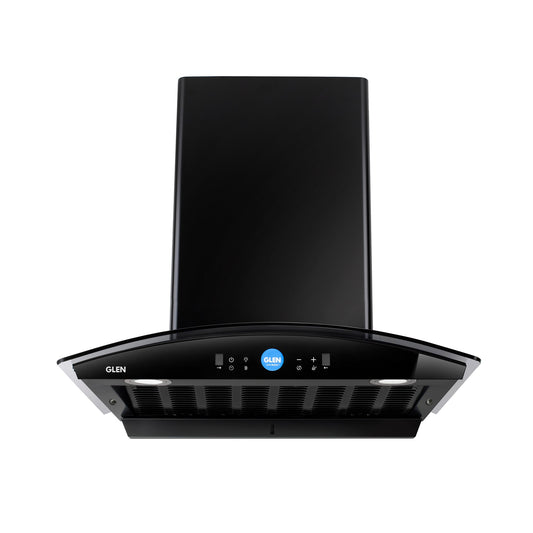 GLEN Auto Clean Chimney with LCD Display | Heat Sensors, Motion sensor, Touch control and BLDC Motor 1600 m³/h - 60/76/90cm (CH6061LCDDCAC)