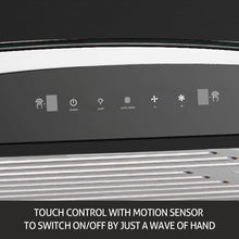 Auto Clean Chimney Curved Glass Baffle Filters with Motion Sensor 60/90cm 1200 mB3/h - Black (6063 BL)