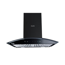 Kitchen Chimney Curved Glass with Motion Sensor Baffle filter 60cm 1250 m3/h -Black (6071 BLMS)
