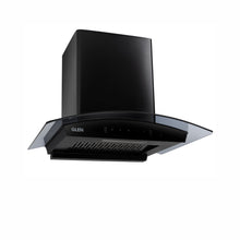 Auto Clean Curved Glass Chimney with Inverter Technology, BLDC Motor 60/90cm 1200 mB3/h -Black (6071 BL BLDC AC)