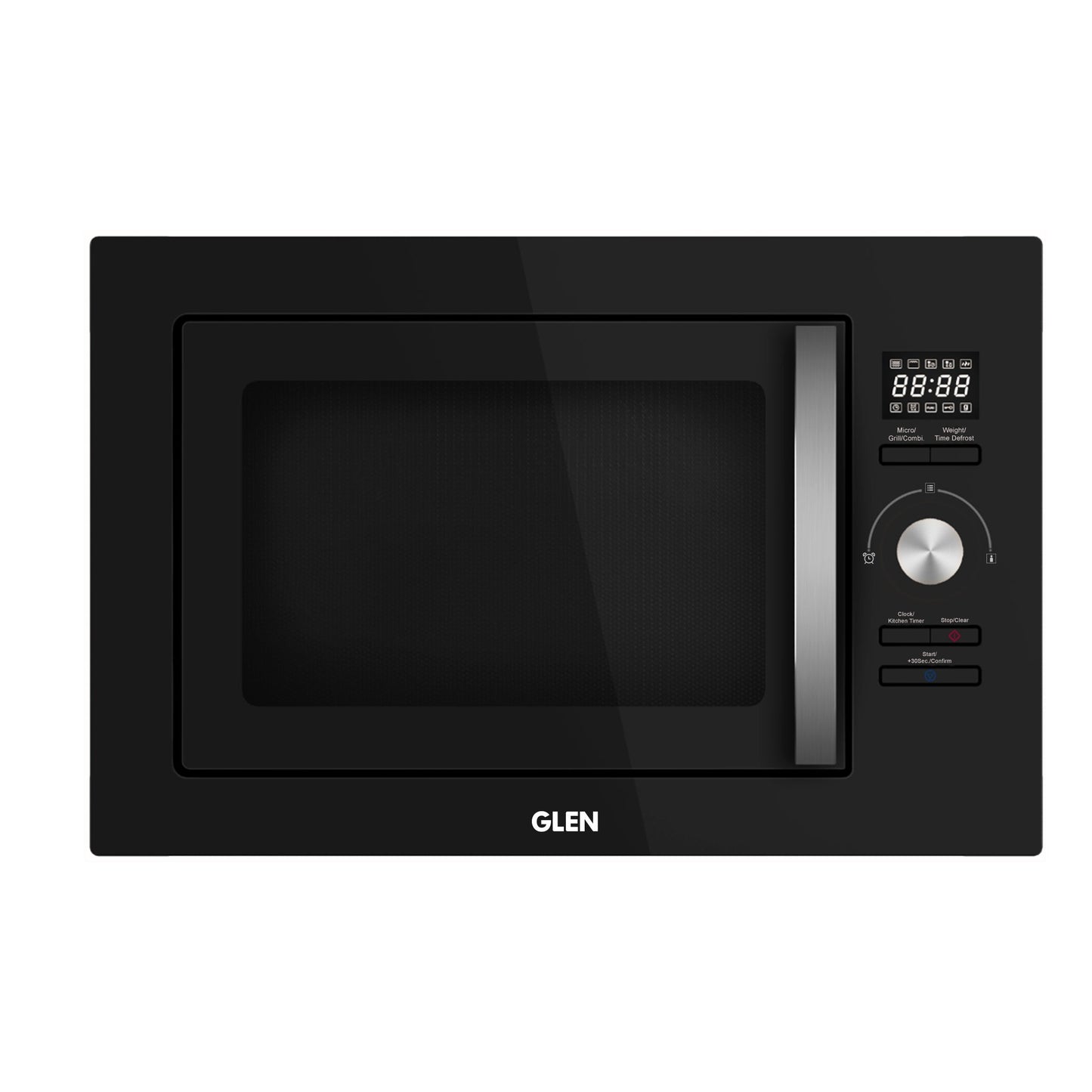 Built in Microwave with Electronic Clock & Jog wheel Control 25 Ltr - Black (MO 674)