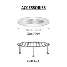 Built In Microwave with Grill 25Ltr Glass Finish (MO 676)