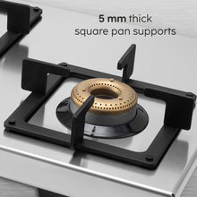 3 Burner Ultra Tuff Stainless Steel Gas Stove with Forged Brass Burner - Manual/Auto Ignition (1053 UT SS)