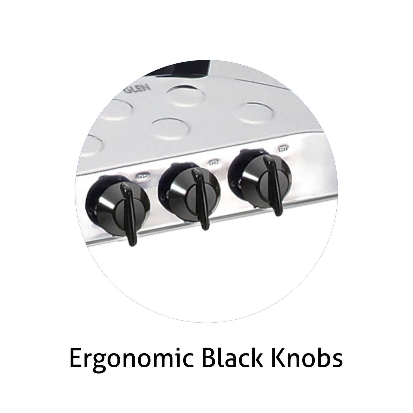 3 Burner  Stainless Steel Gas Stove with High Flame Brass Burner (1035 SS HF BB) - Manual/Auto Ignition