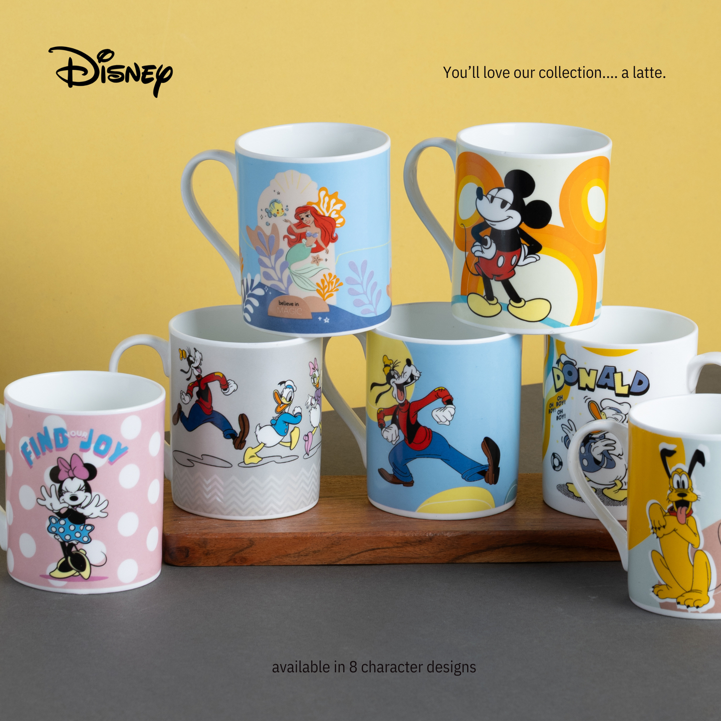 Claycraft Disney's Pluto Coffee & Milk Mug 1 Piece (360ml)