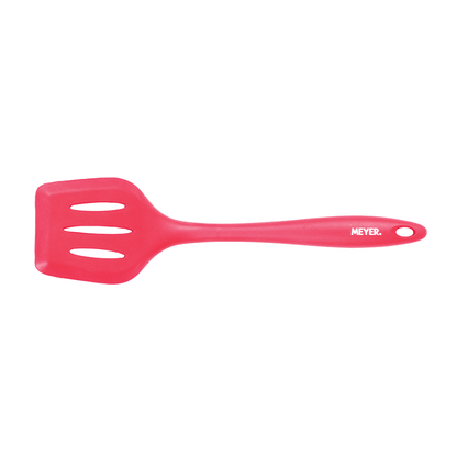 Meyer Silicone Slotted Turner, Red