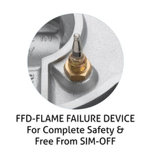 4 Burner Free Standing Glass Hob Forged Brass Burner Flame Failure Device Auto Ignition (1074 FS FB BW FFD AI)