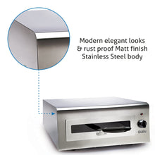 Electric Tandoor and Grill 1400W, Extra Large capacity Matt Finish Stainless Steel Body - Silver (5014 XL)