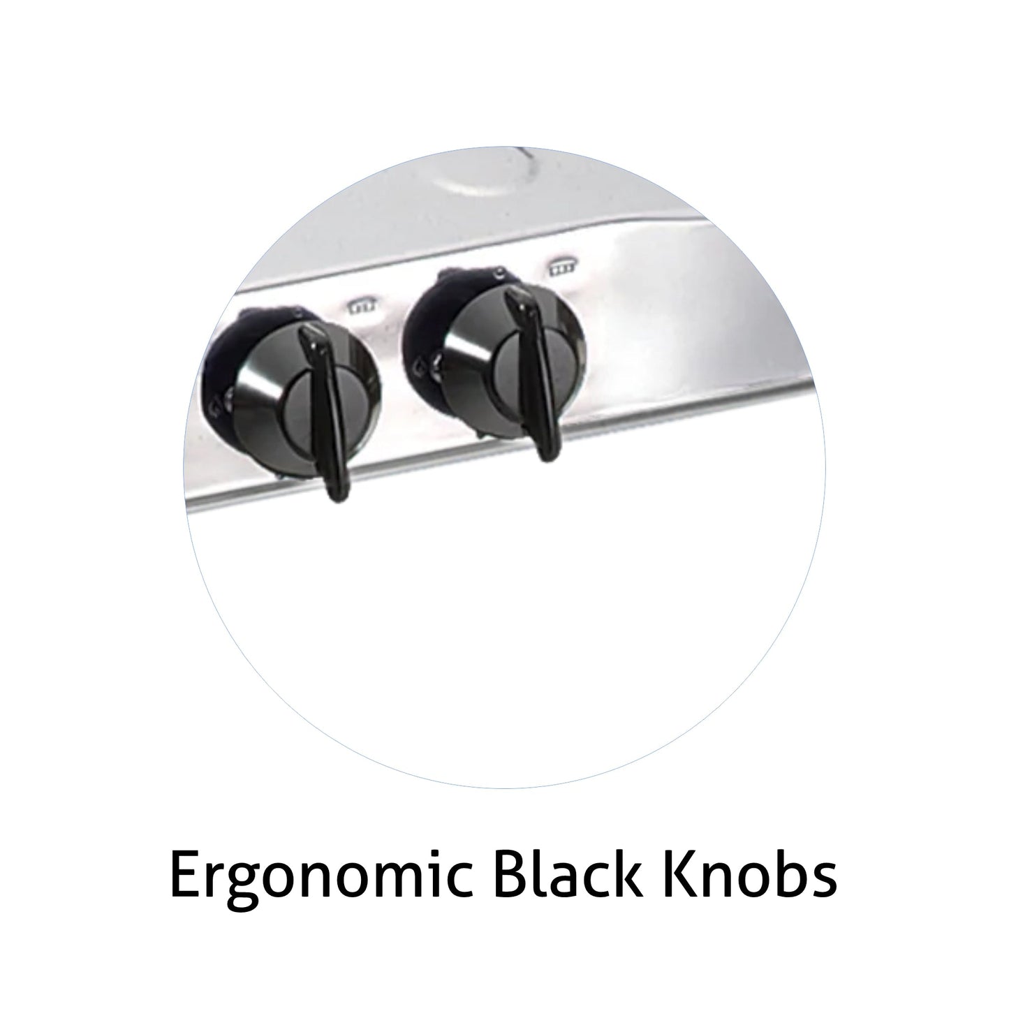 2 Burner Stainless Steel  Gas Stove with Brass Burner (1025 SS)