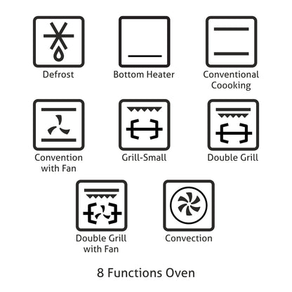 Built in Oven Motorised Rotisserie Turbo Fan 78Ltr with Multi-function (660 M RT)