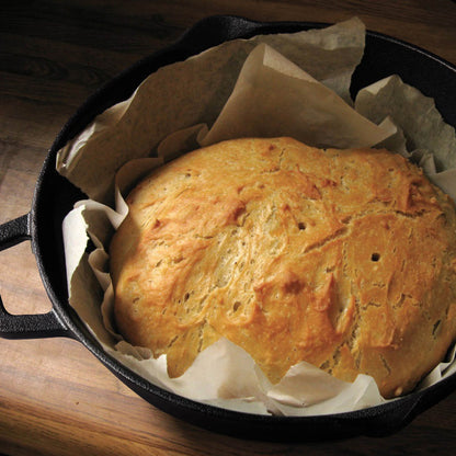 Meyer Pre Seasoned Cast Iron 2pcs Set (24cm Frypan/Skillet + 26cm Curved Roti Tawa)