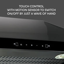 Auto Clean Chimney Straight Line Filterless, 76cm 1200 mB3/h -Black (6005 TS BL AC)