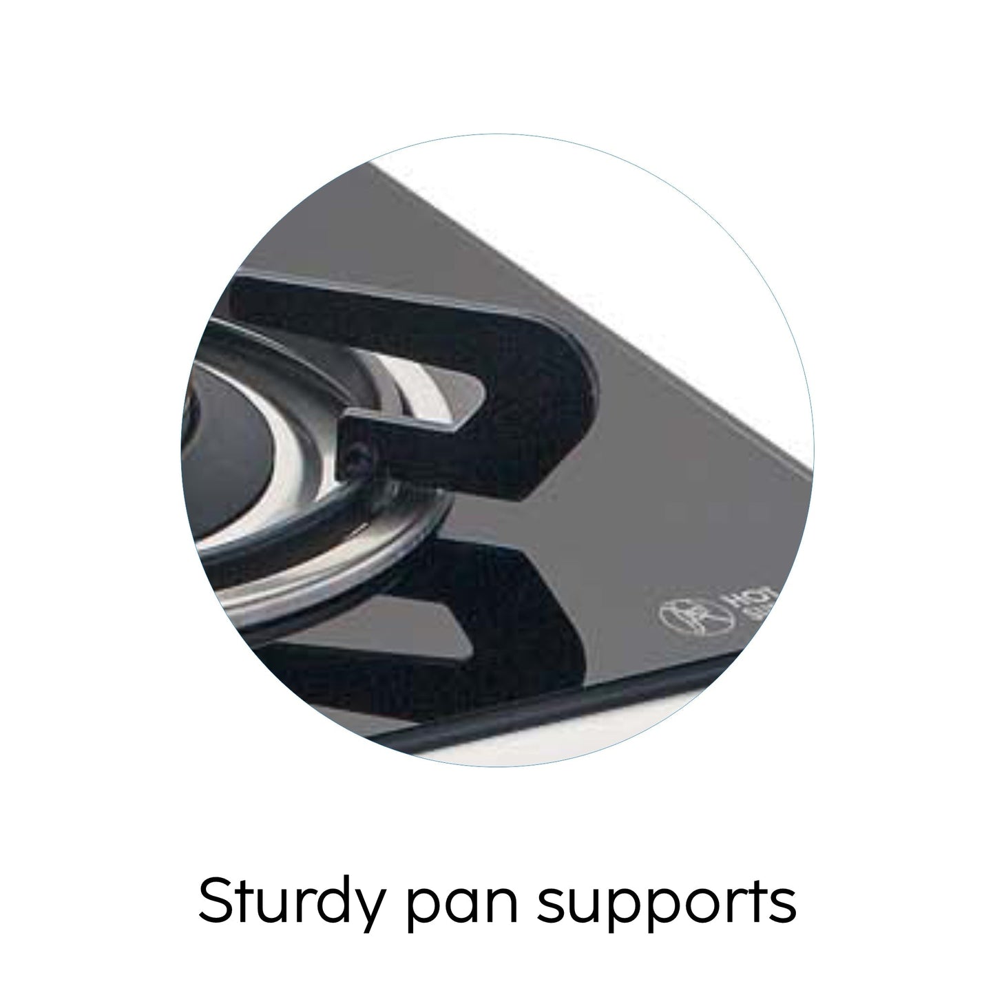 3 Burner LPG Glass Gas Stove with Brass Burner - 1031 GT BB