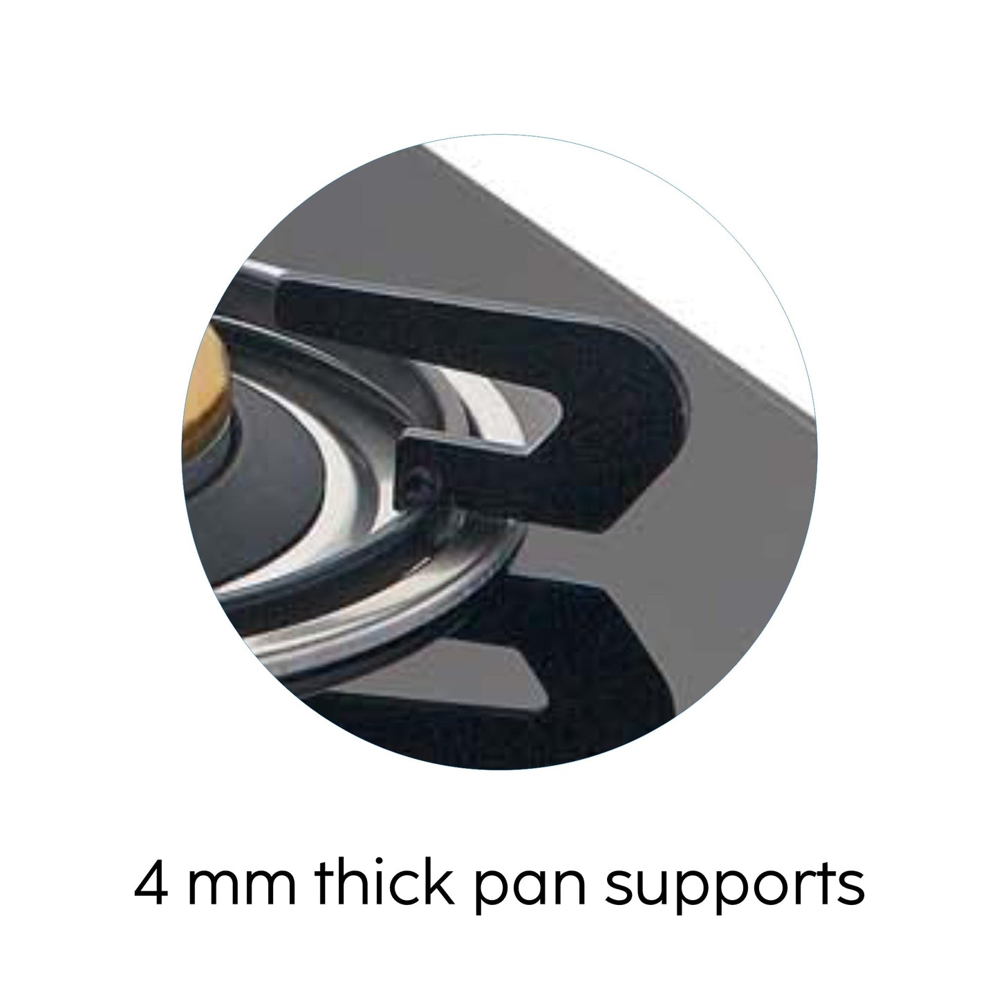 4 Burner  Glass Gas Stove 1 High Flame 3 Forged Brass Burners Auto Ignition 60 CM (1042 GT FB AI)