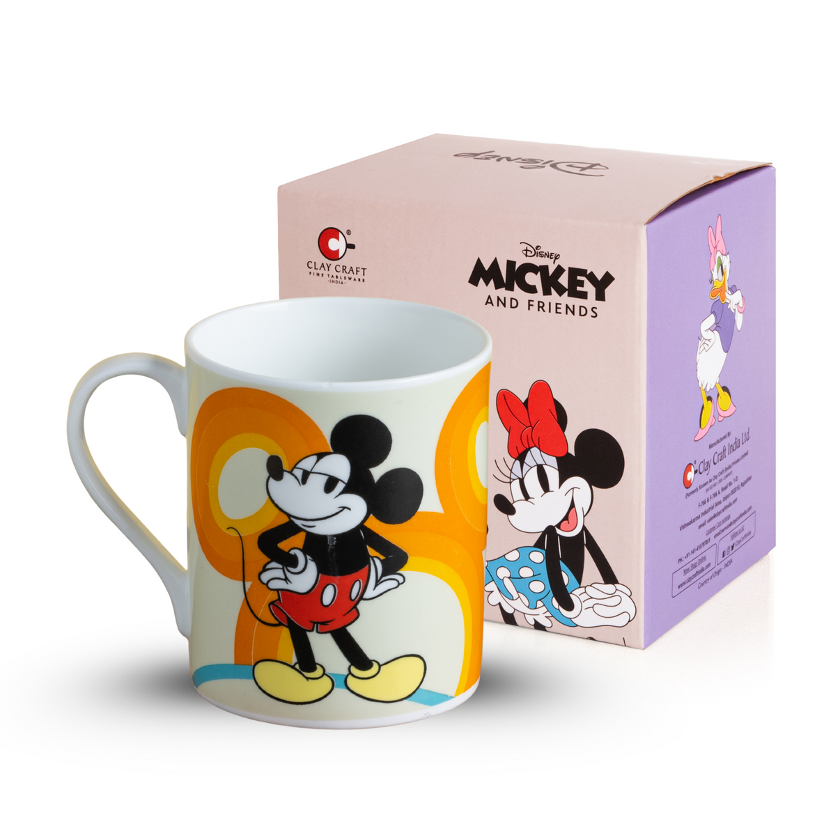 Claycraft Disney's Mickey Mouse Coffee & Milk Mug 1 Piece (360ml)