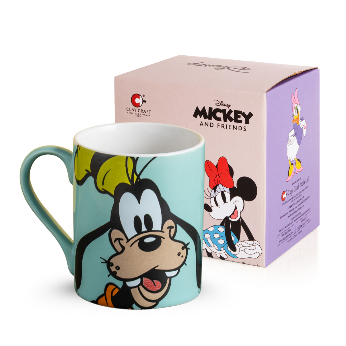 Claycraft Disney's Goofy Swing Pebble Coffee & Milk Mug 1 Piece (330ml)