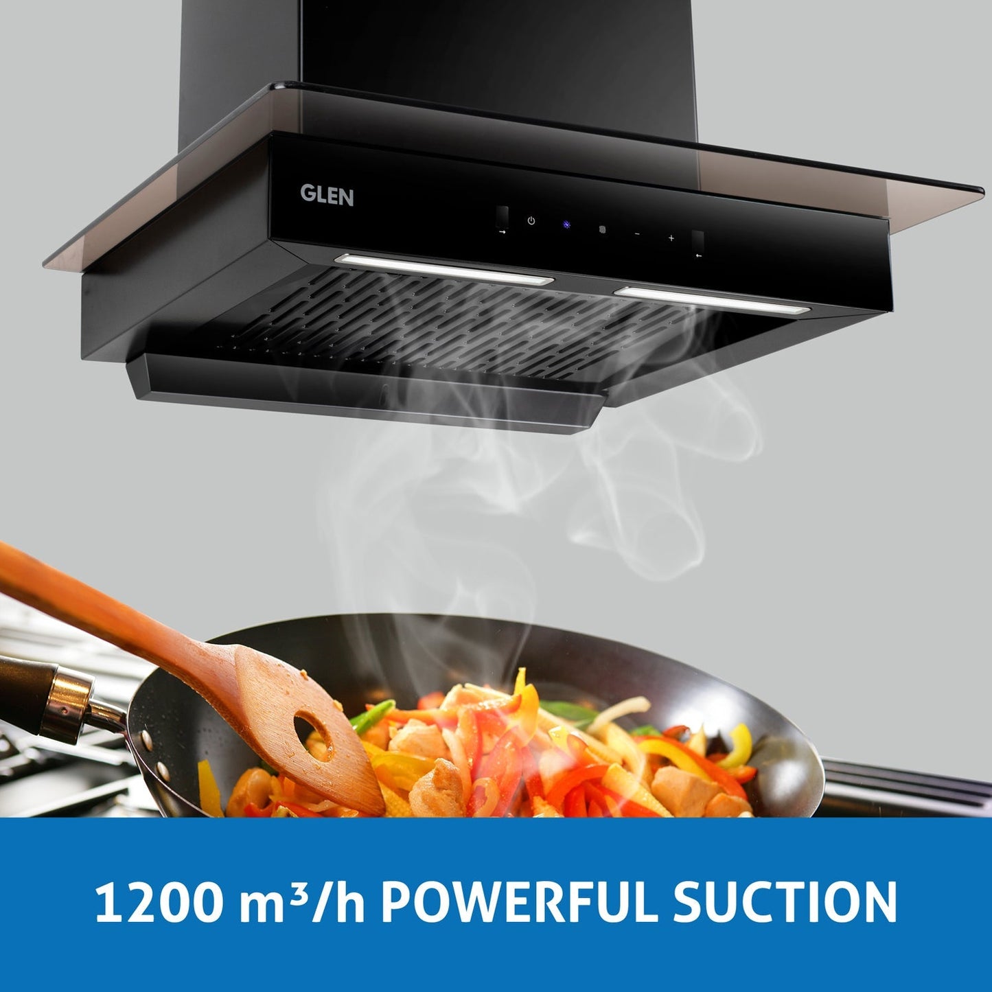 Glen Chimney Hood 6022 Auto Clean 60 Black