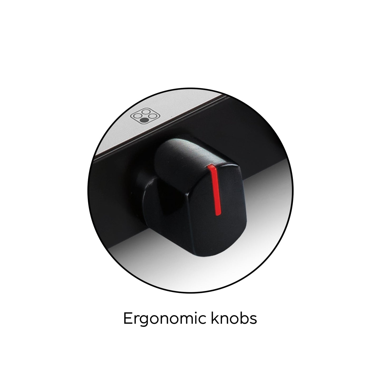 3 Burner Ultra Slim Mirror Glass Gas Stove with High Flame Forged Brass Burner - Manual / Auto Ignition (1035 US MI)