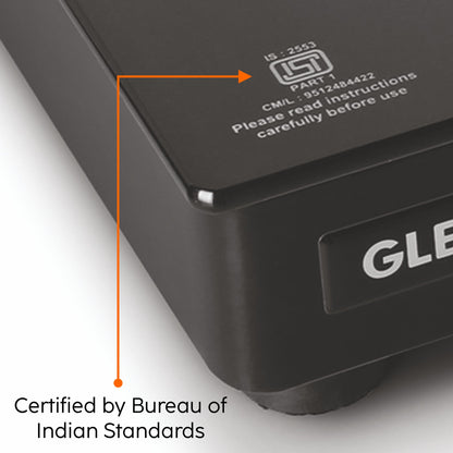 3 Burner Glass Gas Stove with High Flame Brass Burner - Black (1030 GT HF BB BL)