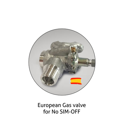 4 Burner Free Standing Glass Hob Forged Brass Burner Auto Ignition Black (BH1074SQFSFBBLAI)